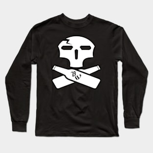 White Skull and Cross Beers Long Sleeve T-Shirt